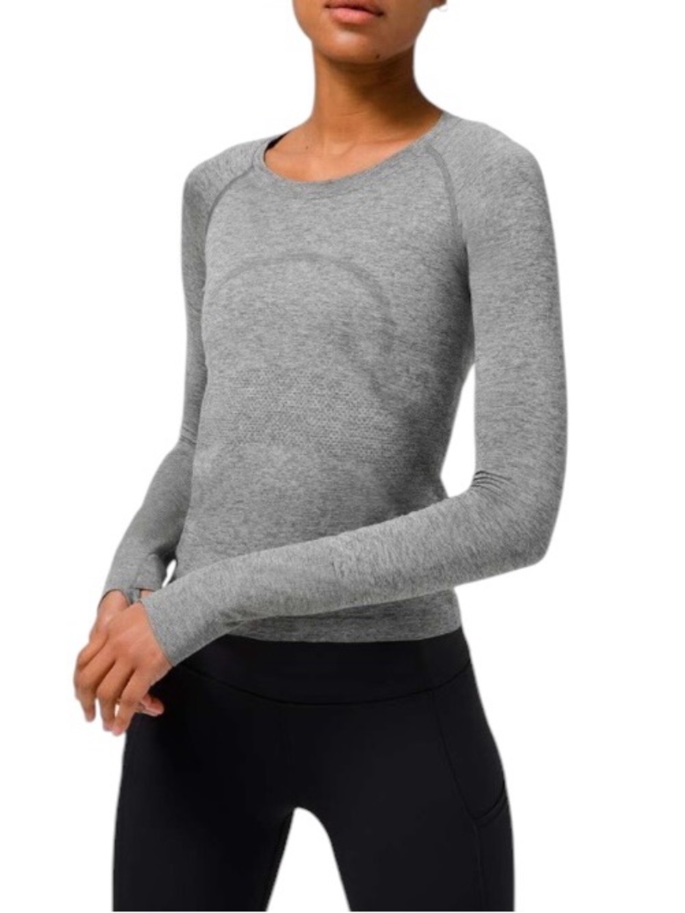 Lululemon Swiftly Tech Long Sleeve 2.0
Race with Thumb Cuffs Gray Size 4